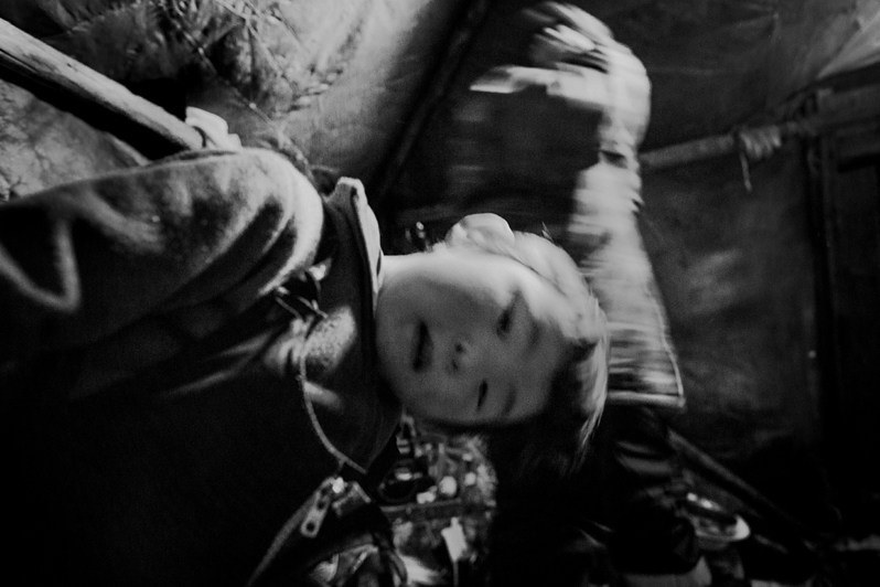 Stadukhino settlement, Bilibinsky district, Chukotka Autonomous Okrug, Russia. November 2013