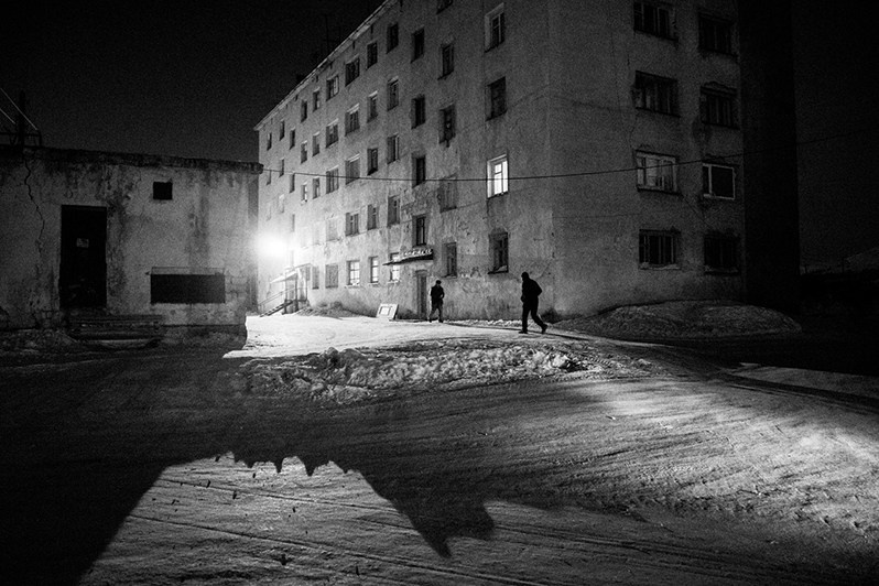 Atka urban-type settlement, Khasynsky district, Magadan region, Russia. March 2015