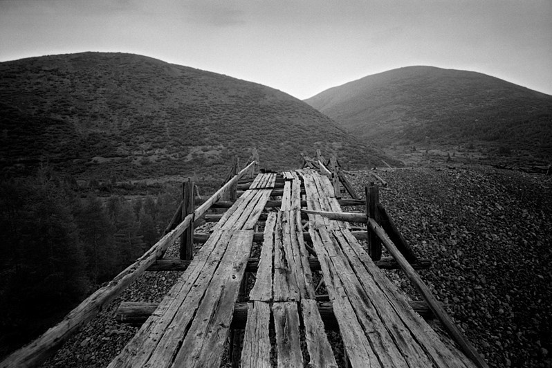 Dneprovsky mine (non-existent), Khasyn district, Magadan region, Russia. August 2014