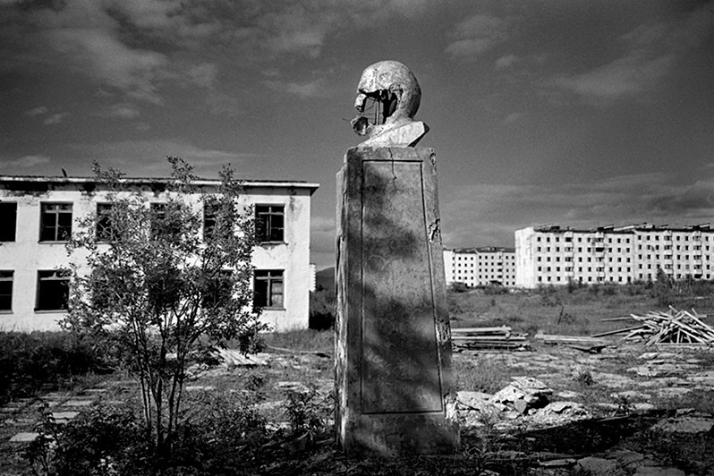 Abandoned mining ghost-town, Kadykchan (non-existent), Susumansky district, Magadan region, Russia. August 2014