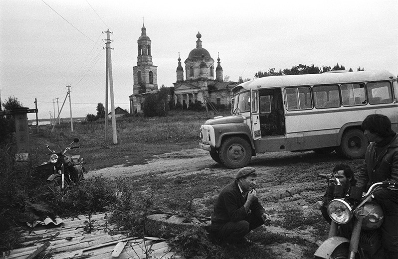 We met, talked, Kostroma region, Russian SFSR. August 1988