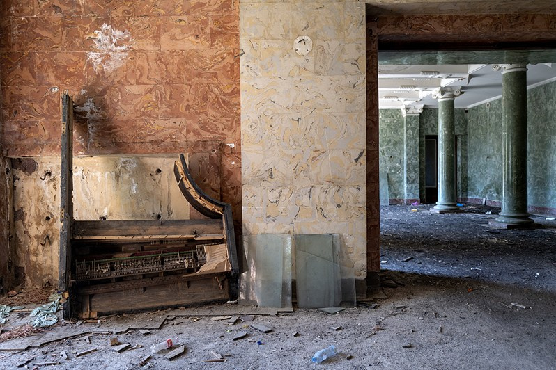 The ‘Metallurg’ sanatorium, Tskhaltubo municipality, Imereti region, Georgia. April 2021