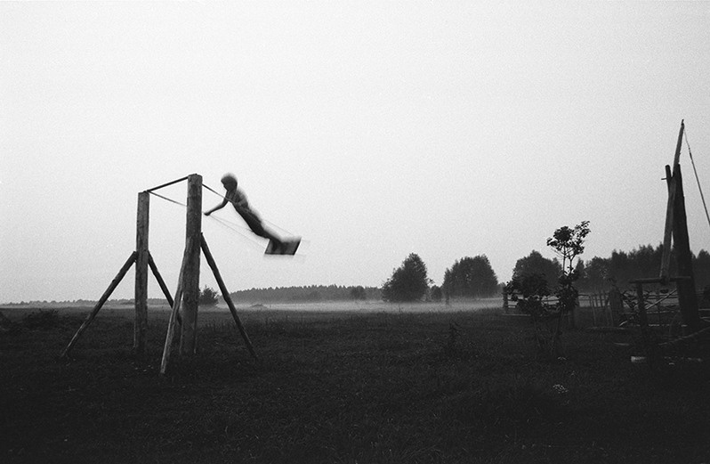 Swings, Kostroma region, Russian SFSR. August 1988