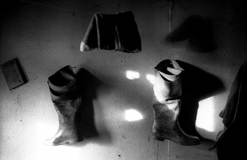 Хибара в Кулинино, посёлок Кулинино, Баргузинский район, Бурятия, Россия. Октябрь 2001