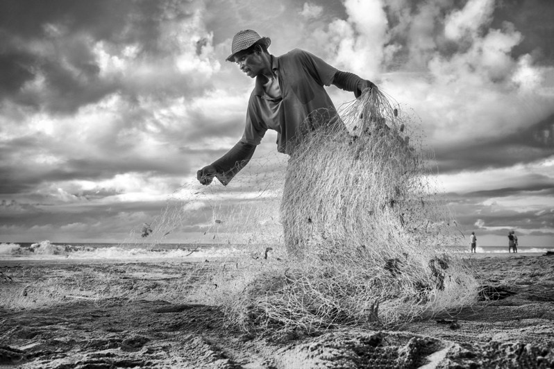 Fishing net storage, near Vatomandry, Atsinanana region, Toamasina province, Republic of Madagascar. 2013