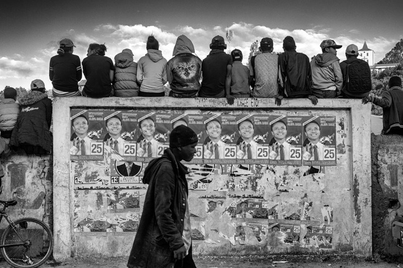 Presidential election meeting period, Fianarantsoa, Republic of Madagascar. 2018