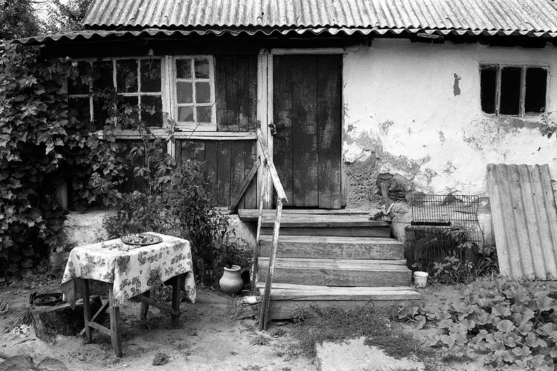 The Don courtyard, Frolov khutor, Oblivsky district, Rostov-on-Don region, Russia. July 2010