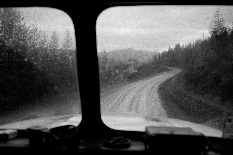 The Kolyma Highway is the main road in the Magadan region, Russia. August 2014