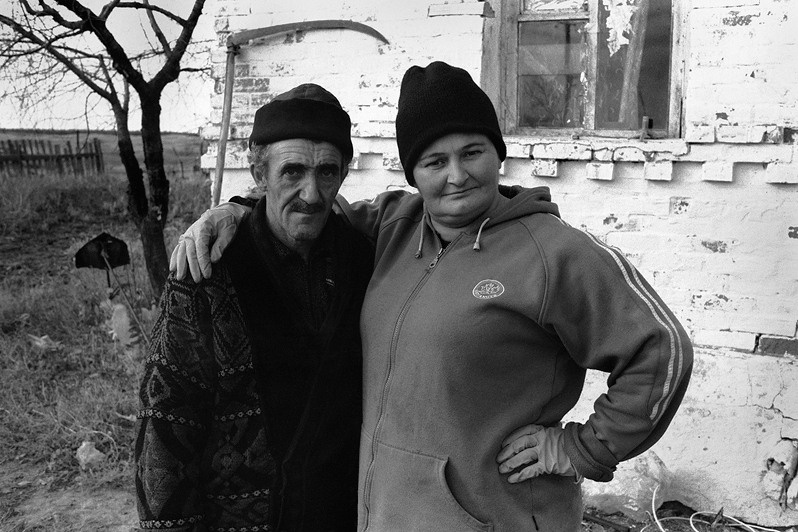 The family of the Georgian immigrants, Senshin khutor, Oblivsky district, Rostov-on-Don region, Russia. October 2010