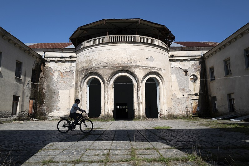 The ‘Tskhaltubo’ sanatorium, Tskhaltubo municipality, Imereti region, Georgia. April 2021