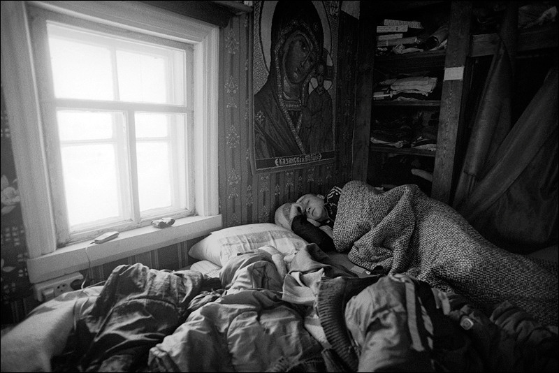 "The Sleepiness", village of Pogost, Pudozh district, Karelia, Russia, January 2009