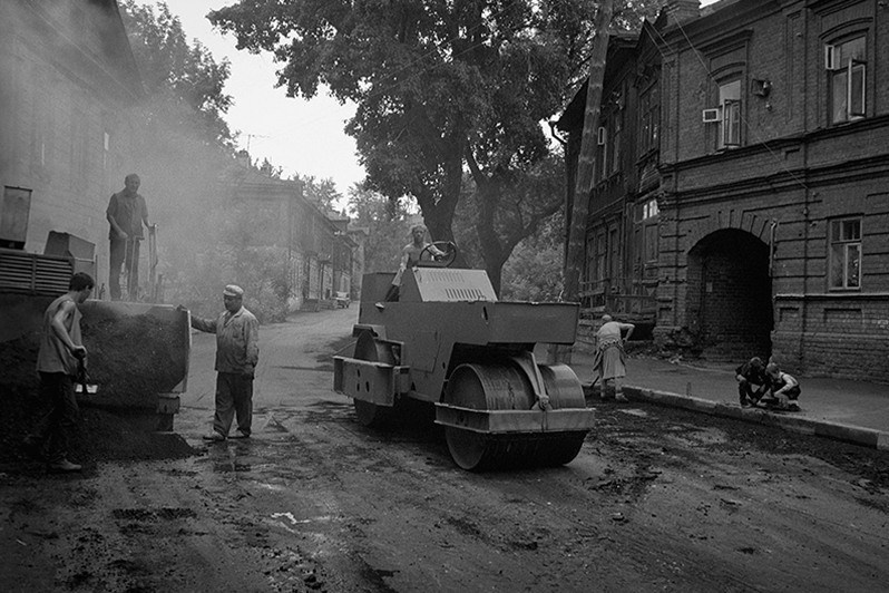 And Quiet Flows the Volga / Evgene Kanaev. Misha Maslennikov. Documentary photography. Odessa