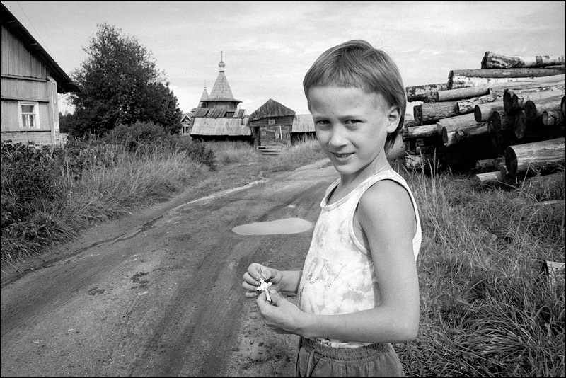 "The boy found the Cross", village of Pogost, Pudozh district, Karelia, Russia, August 2007