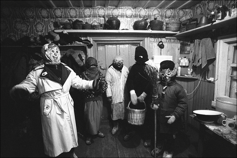 "The Mummers", village of Pogost, Pudozh district, Karelia, Russia, January 2009