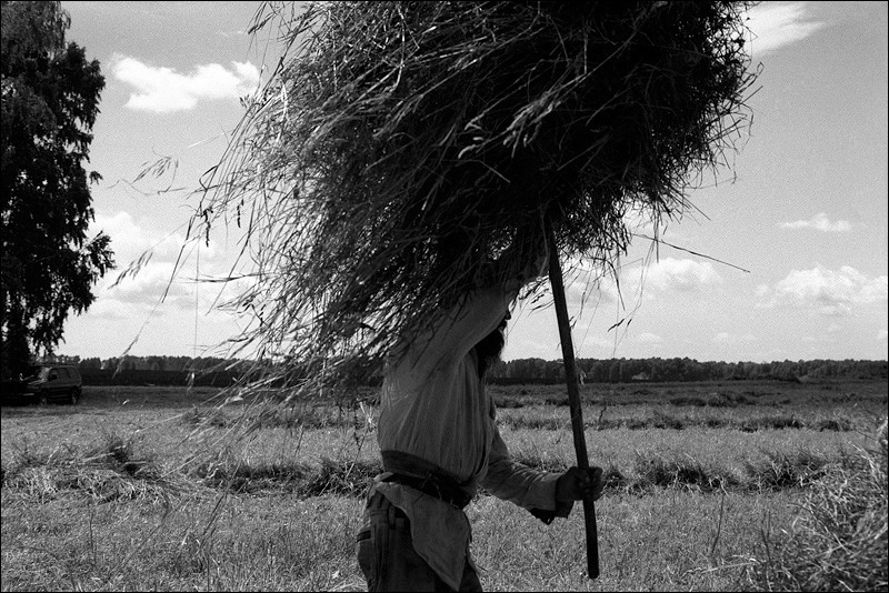 "Preparing hay for winter", village of Poteryaevka, Mamontovo district, Altai territory, Russia, July 2008