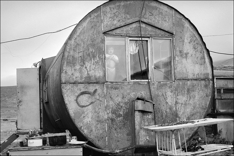 "The world in a window", near settlement of Lorino, Chukotka, Russia, September 2007