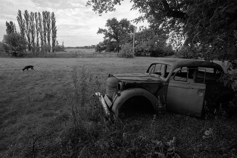 "On waste ground", farm of Senshin, village of Oblivskaya district, Rostov-on-Don region, Russia, July 2010