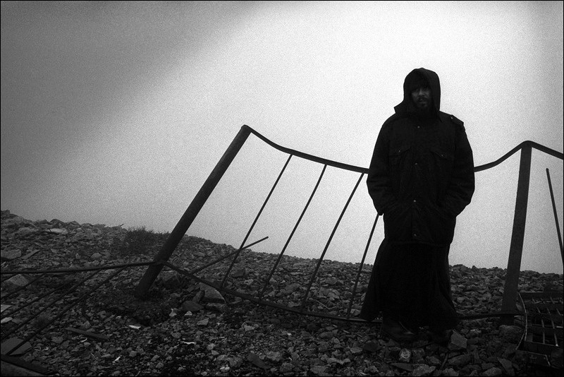 "Fog on the hill of Beklimishev", Beklimishev hill, Chukotka, Russia, September 2007