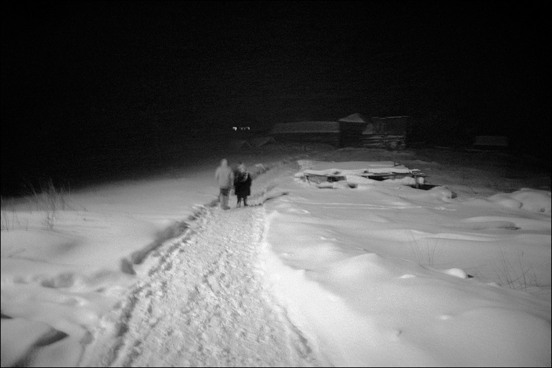 "On the night of Christmas", village of Pogost, Pudozh district, Karelia, Russia, January 2009
