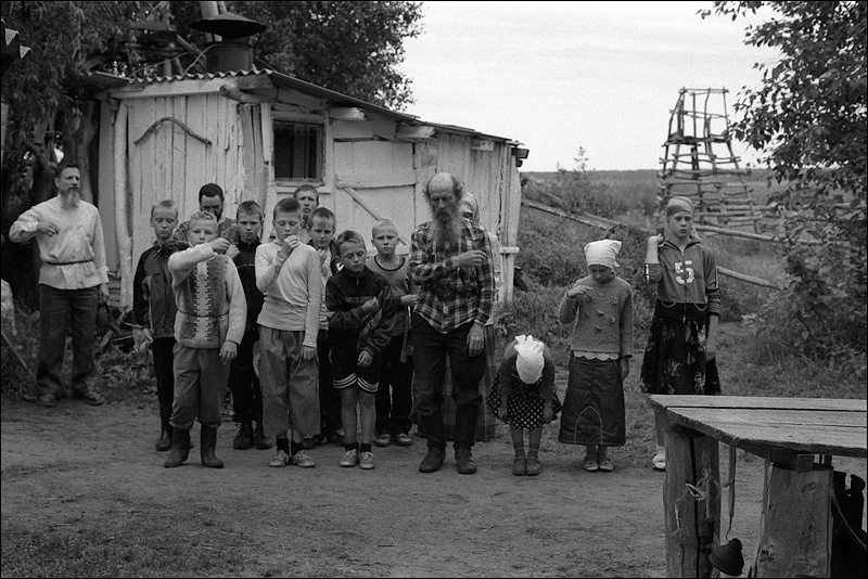 "Child volunteer labor camp of St. Kliment of Ankir", village of Poteryaevka, Mamontovo district, Altai territory, Russia, July 2008