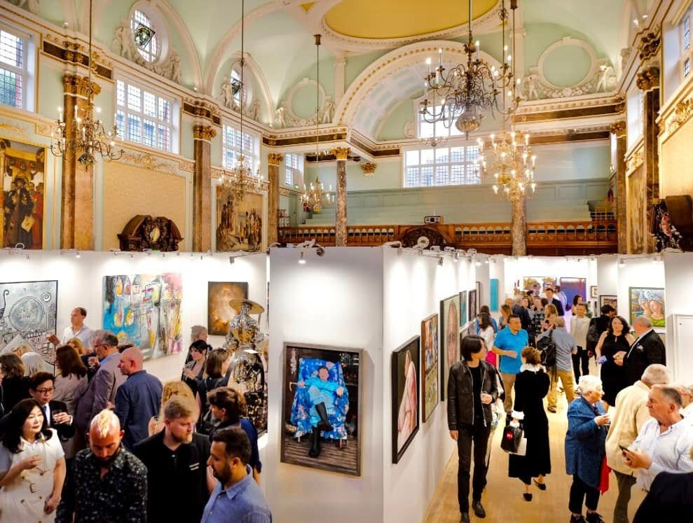 Andriy Nekrasov at Parallax Art Fair in London. Andriy Nekrasov artist