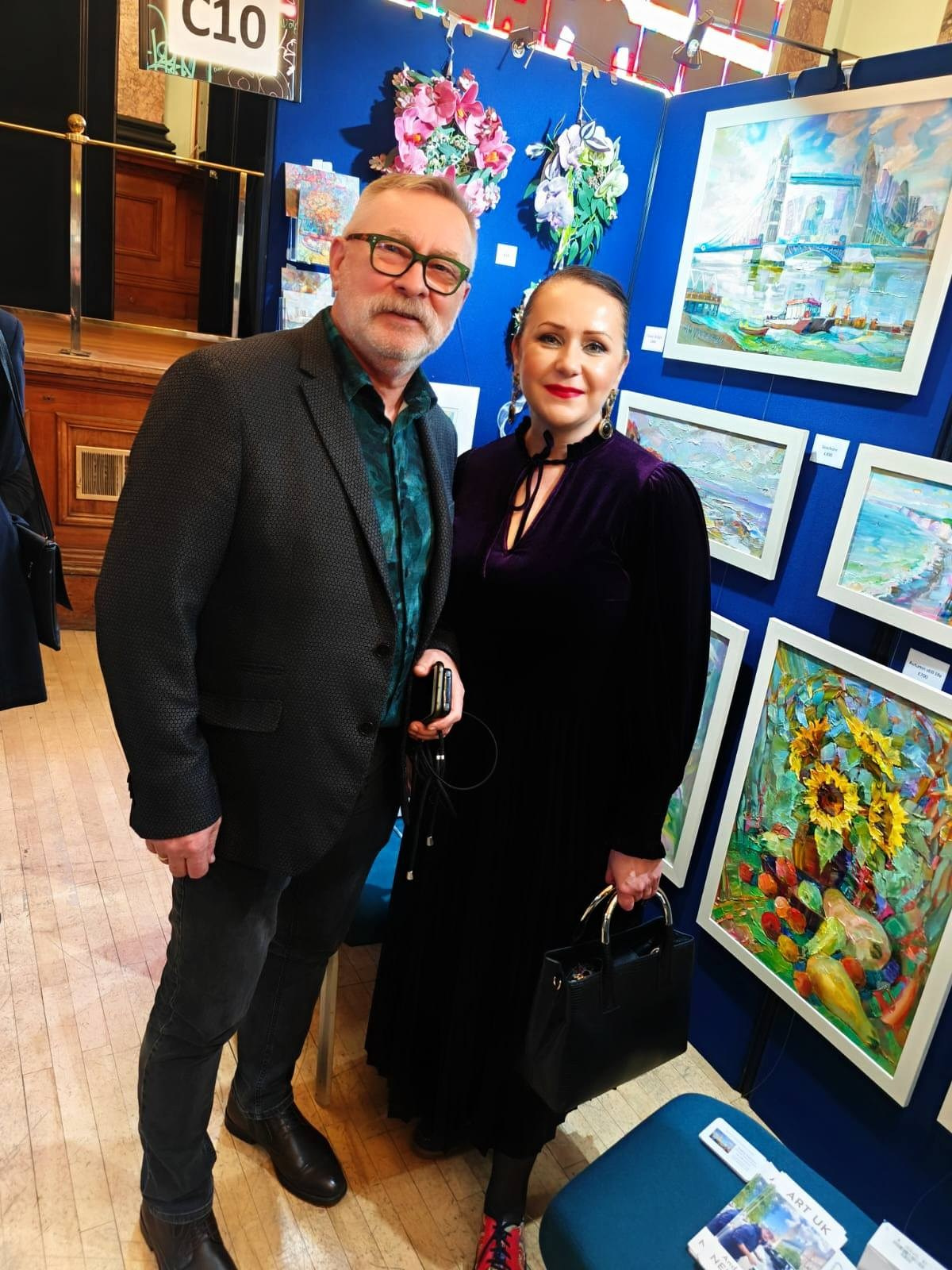 Andriy Nekrasov at Parallax Art Fair in London. Andriy Nekrasov artist