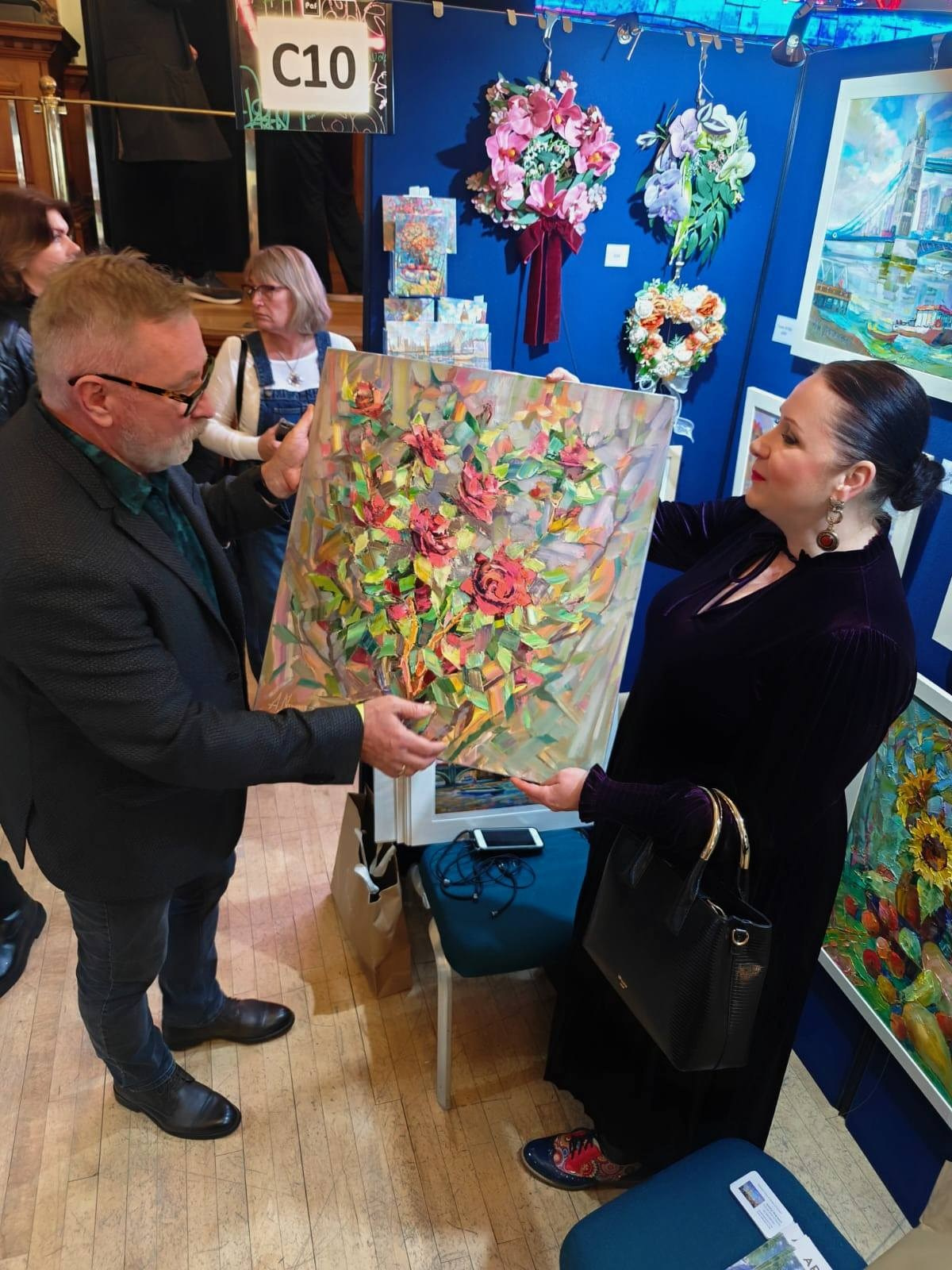 Andriy Nekrasov at Parallax Art Fair in London. Andriy Nekrasov artist