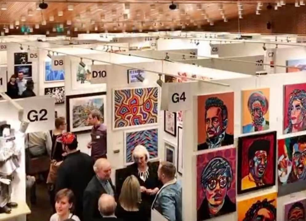 Andriy Nekrasov at Parallax Art Fair in London. Andriy Nekrasov artist