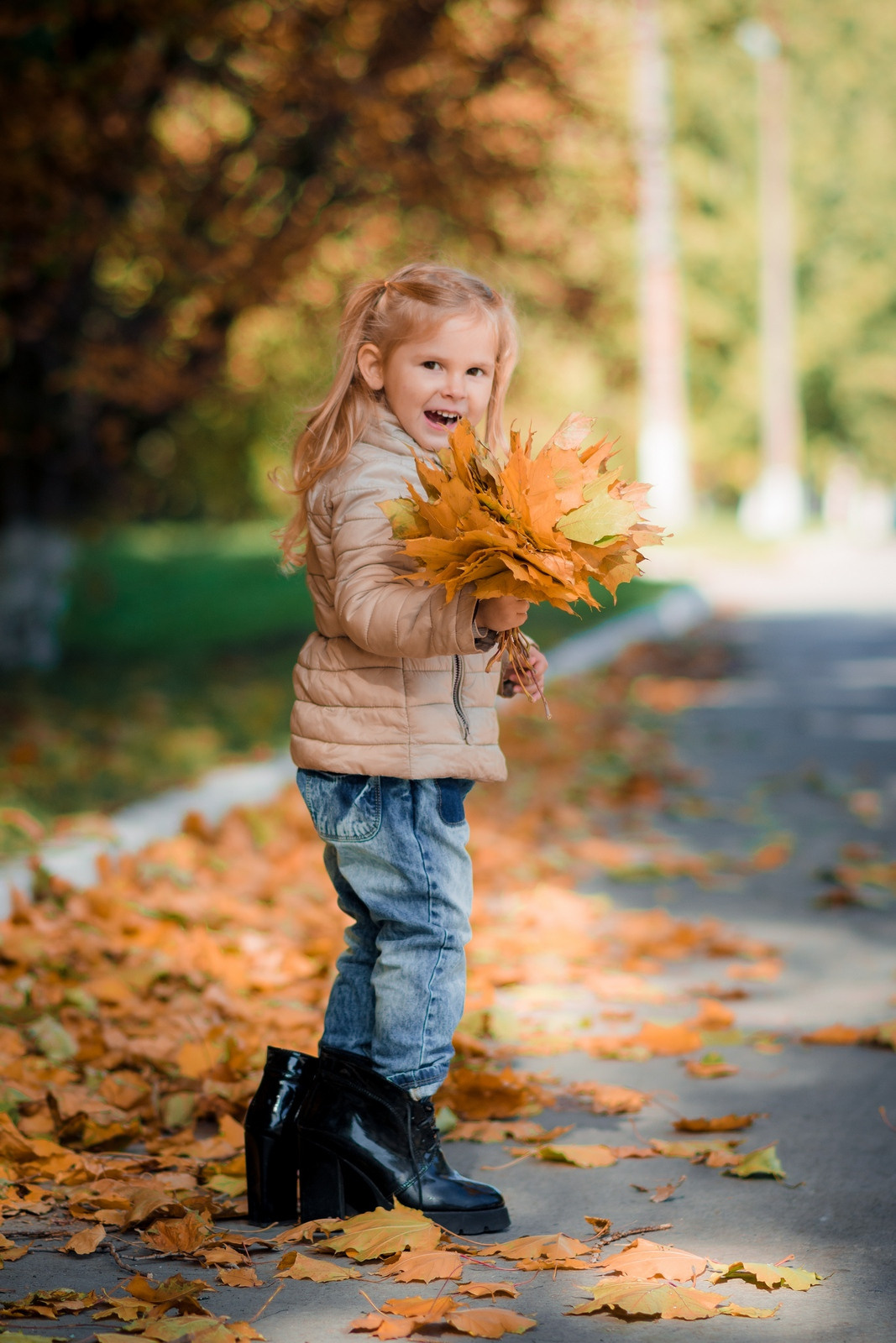 Золотая осень. Детский и семейный фотограф Алёна Васильева