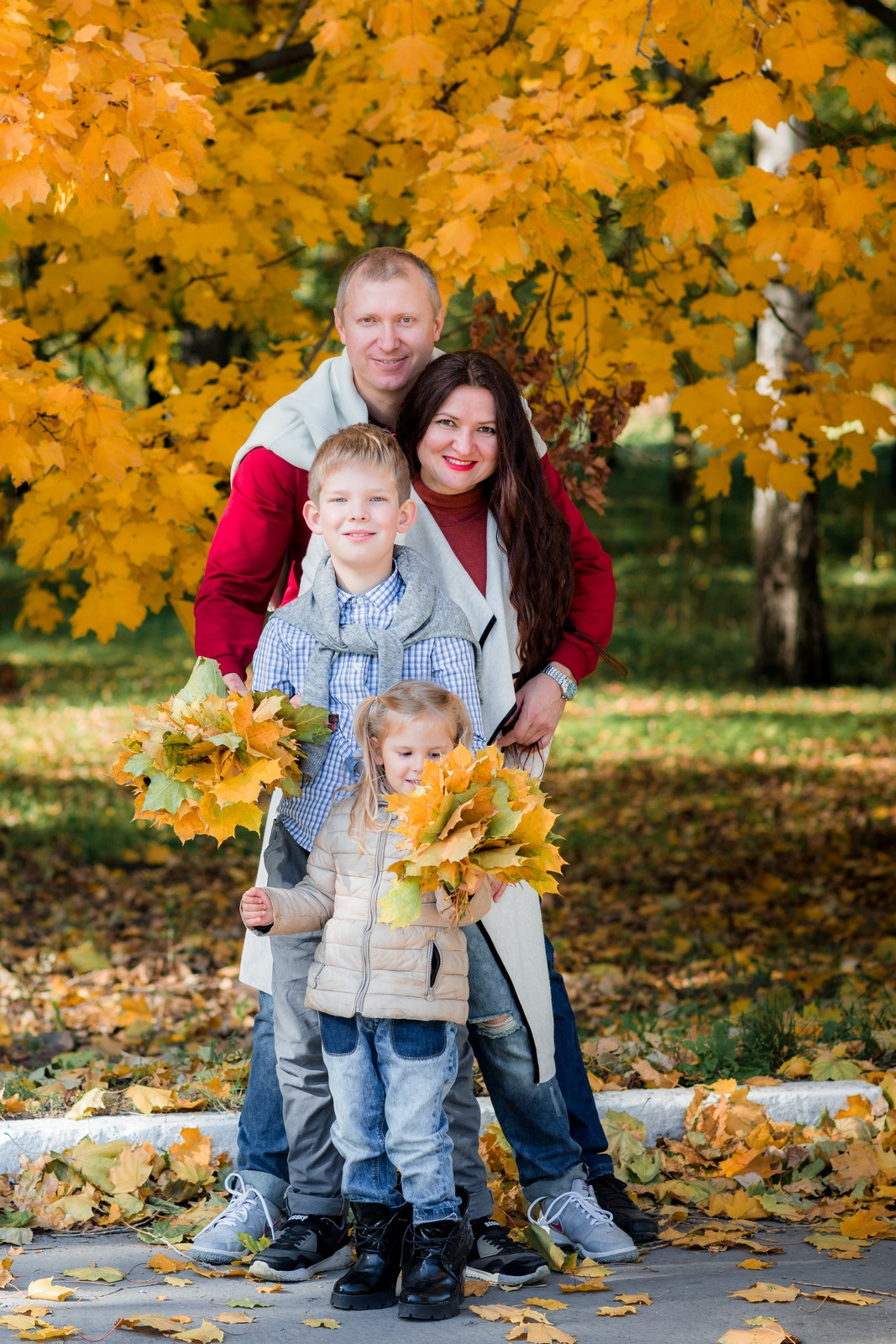 Золотая осень. Детский и семейный фотограф Алёна Васильева