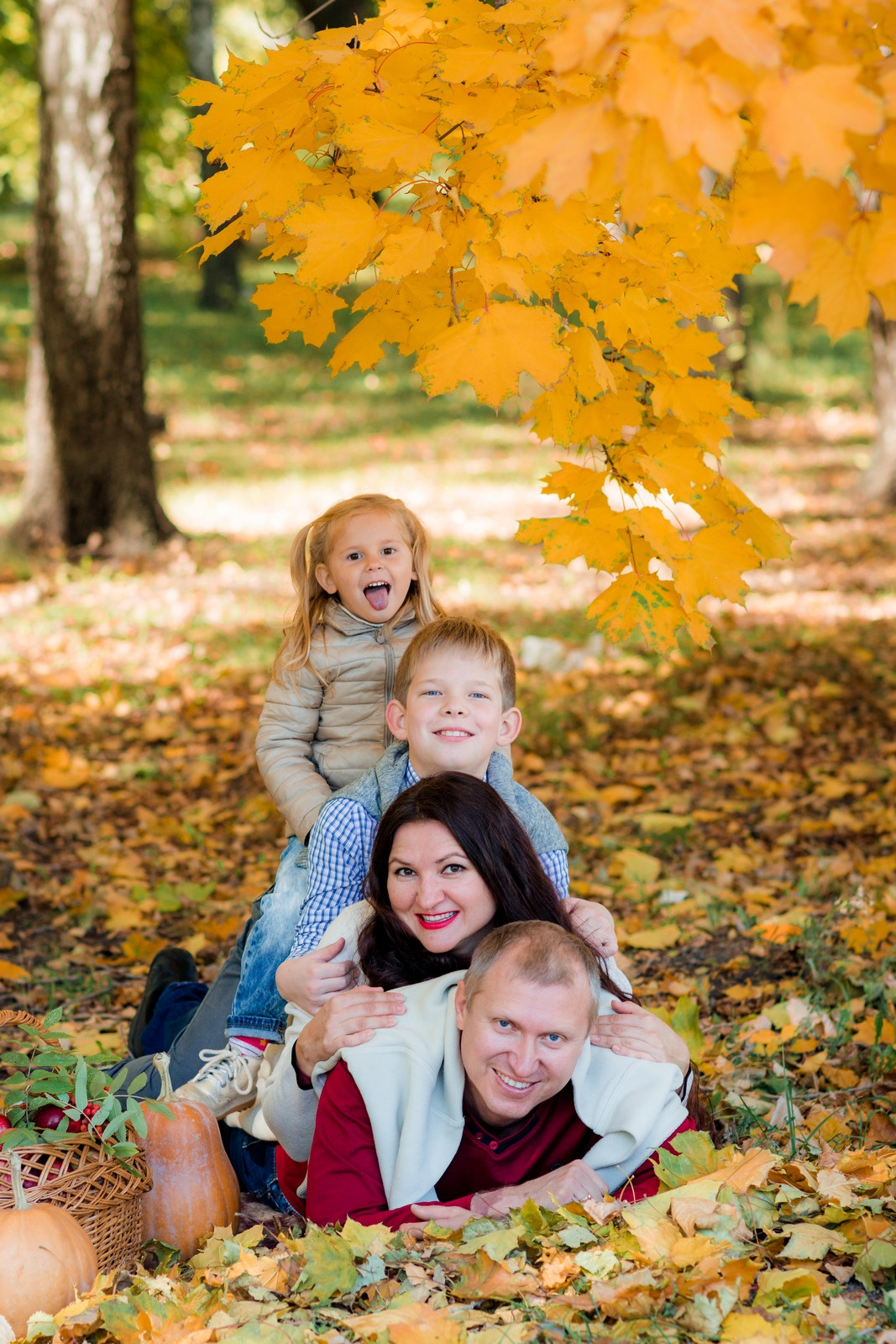 Золотая осень. Детский и семейный фотограф Алёна Васильева