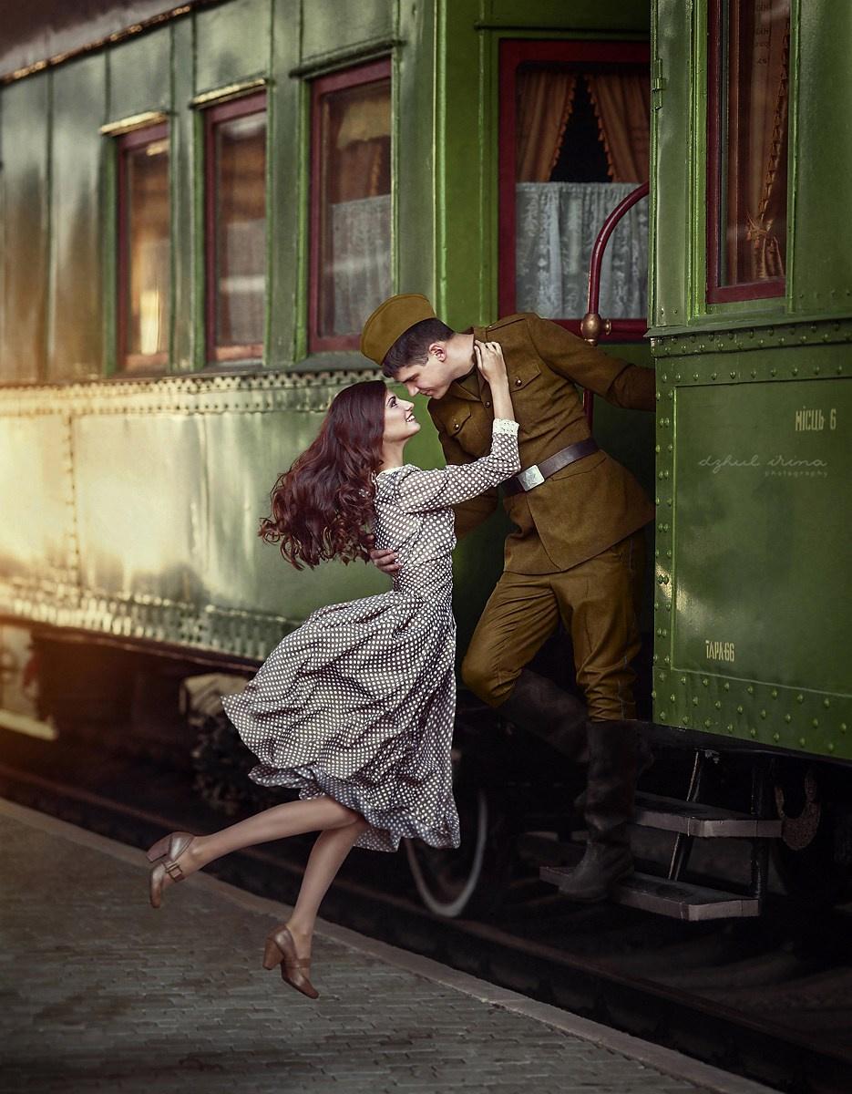 THE WAR STORY. MEETING. Art photographer in Amsterdam, the Netherlands Irina Dzhul