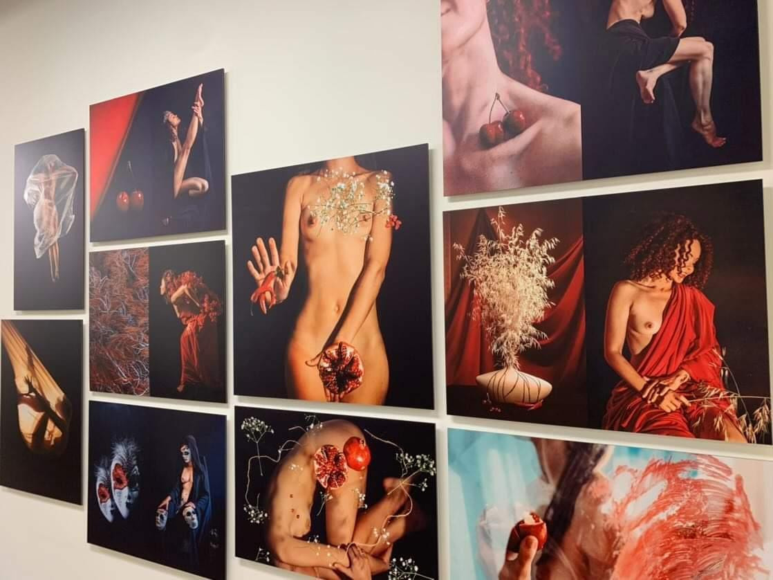 Exhibition in Barcelona, Spain. Lolly Shine. Contemporary digital artist