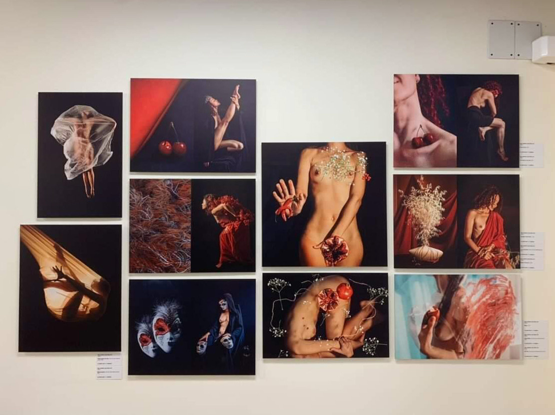 Exhibition in Barcelona, Spain. Lolly Shine. Contemporary digital artist