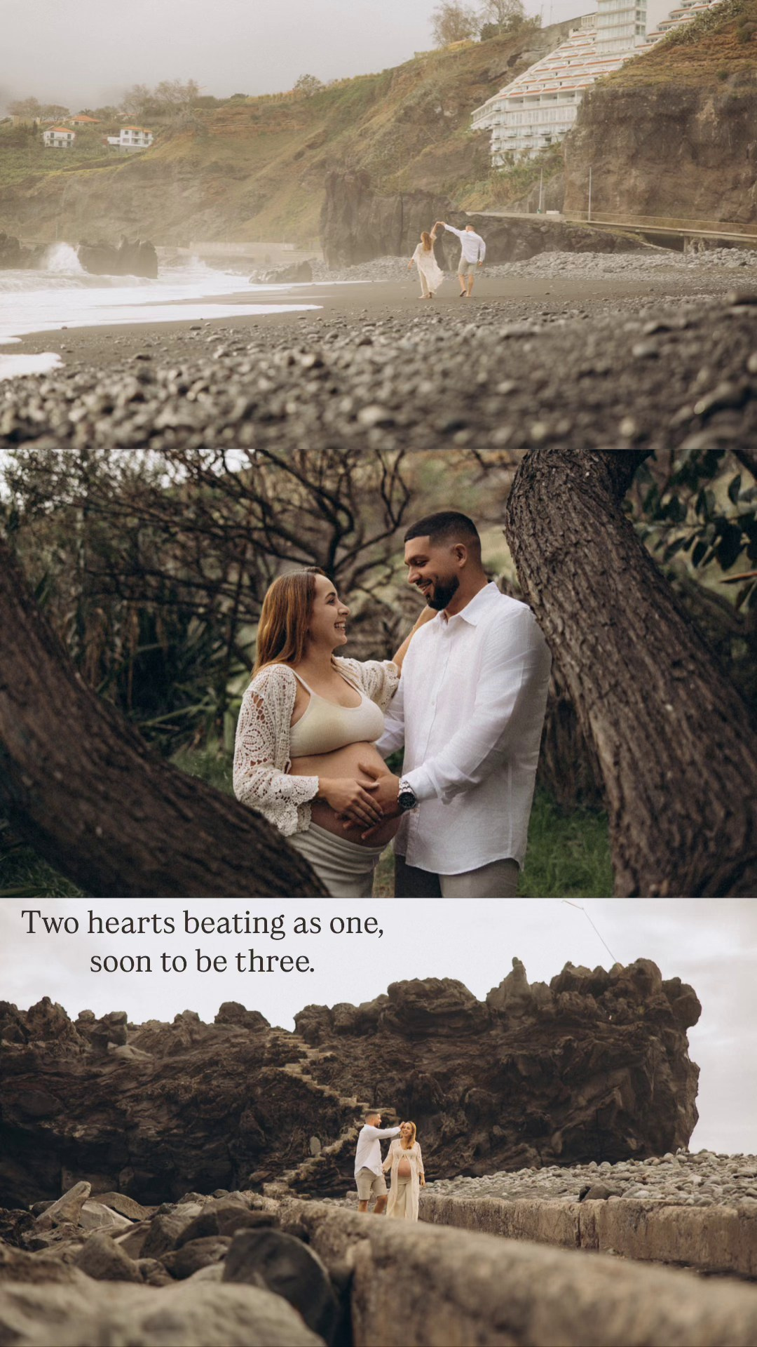Capturing Love and Anticipation: A Couples Maternity Photoshoot on Madeira