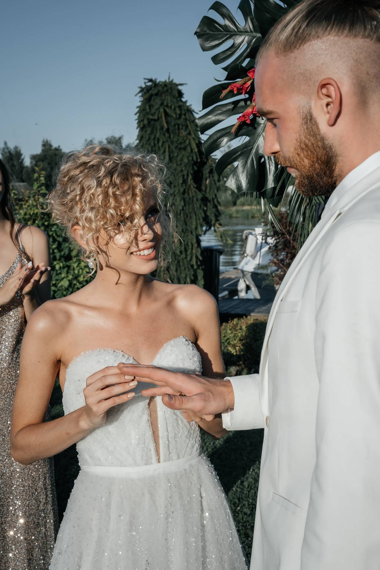 Cambridge wedding photographer joyful reception photo Hannah and Nikita.