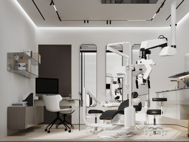 ELEMENTAL КЛИНИКА В ДУБАЕ. Дизайн интерьера и 3D-визуализация | AB Design Buro