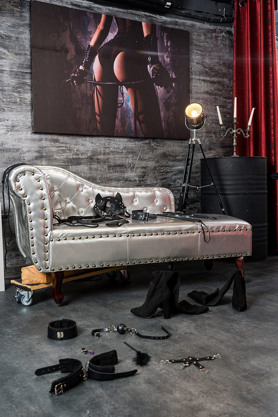 Prezentare studio foto personal Galati. Setup decoruri. Studio foto Galati sexy — boudoir fotograf freelancer Florin Costache