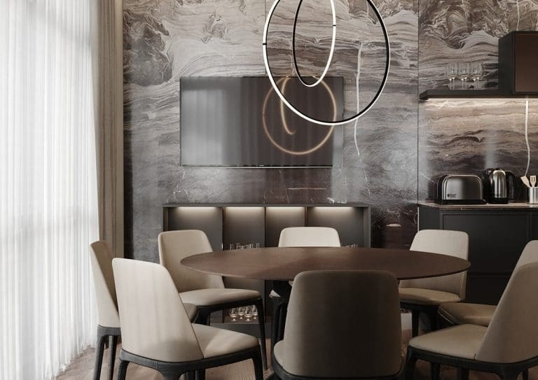 STONE APARTMENT. Дизайн интерьера и 3D-визуализация | AB Design Buro