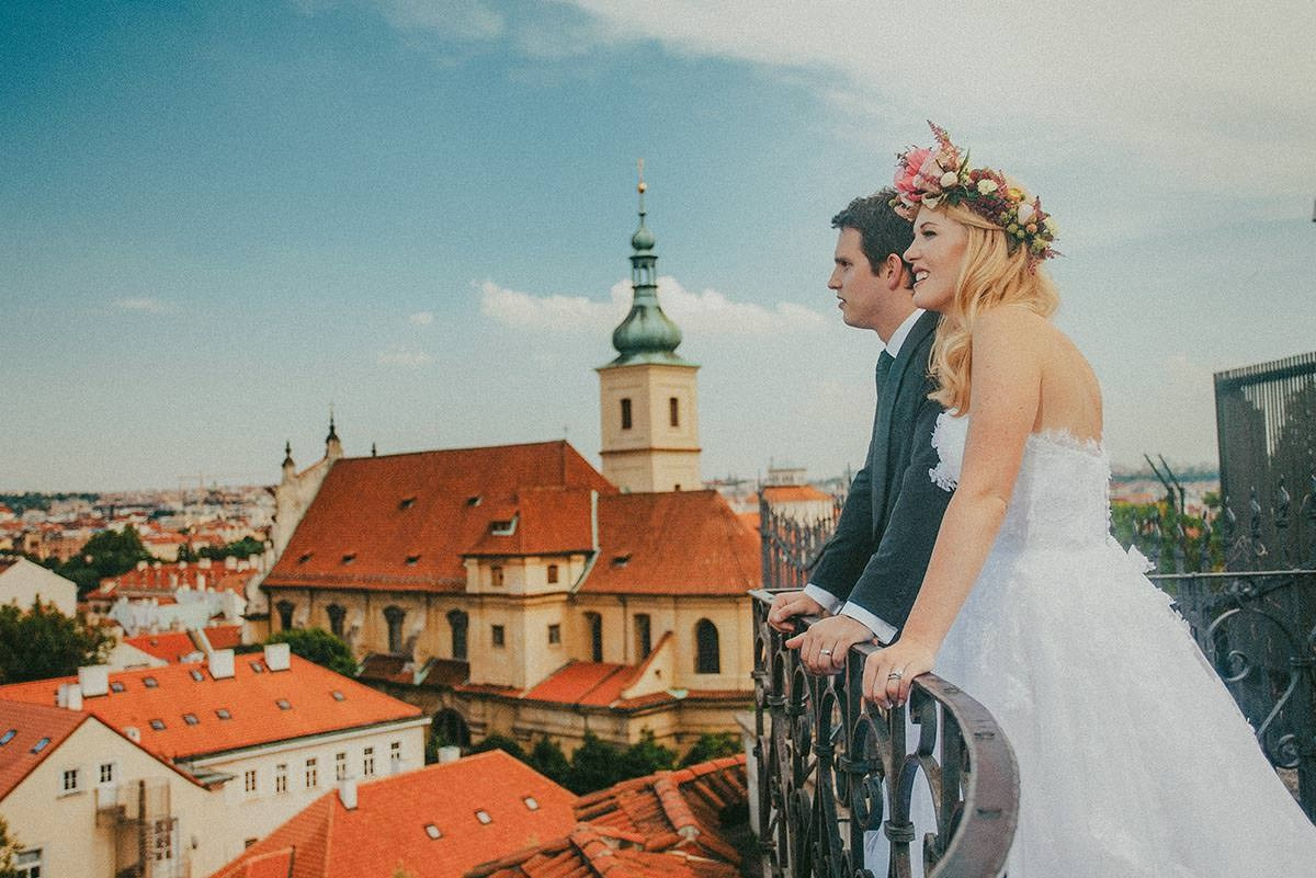 Michelle & Dan — Designer Vrtba Garden Wedding Photography, Prague