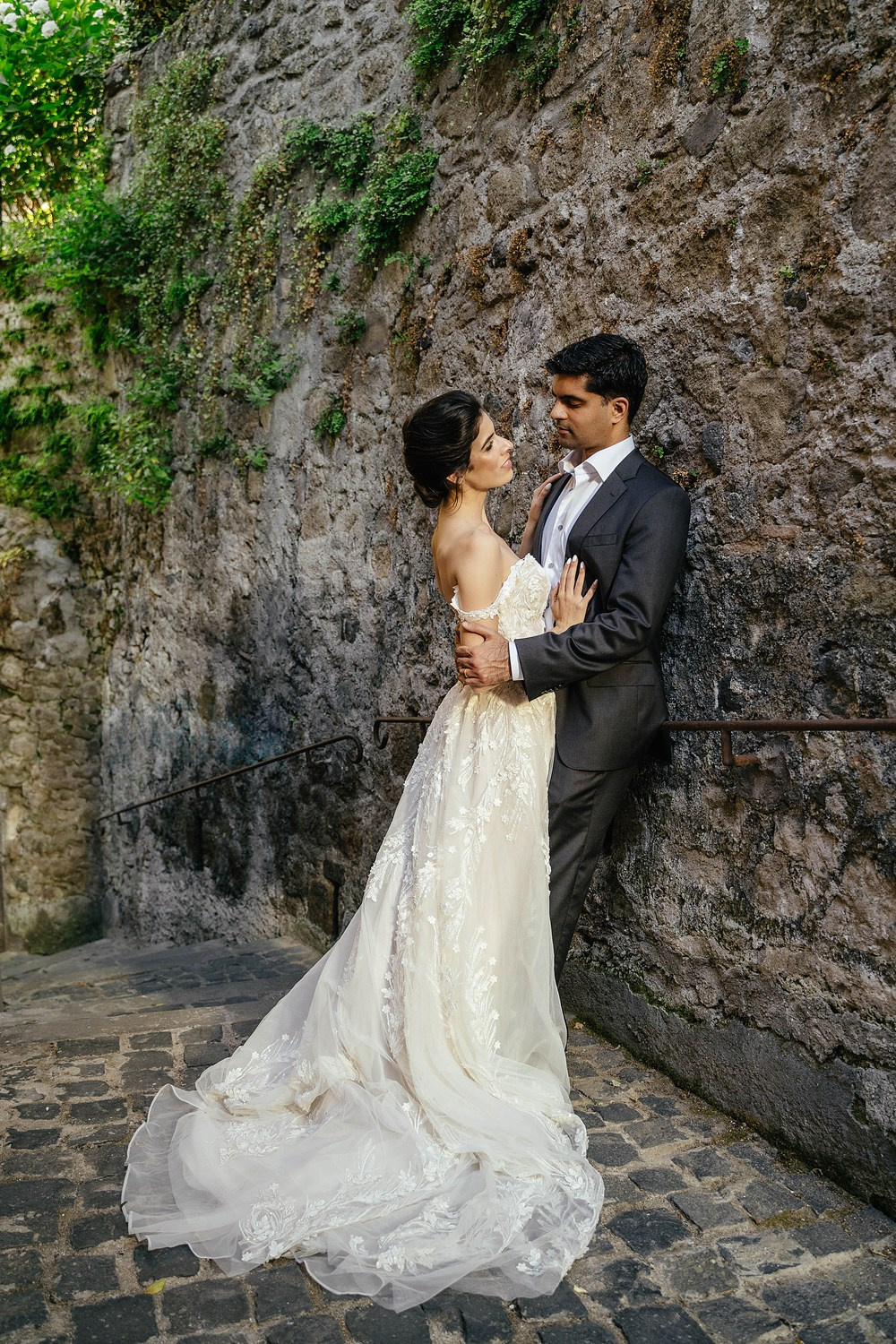 Wedding photoshoot in Anguillara Sabazia. Photographer in Italy Natalie Bero