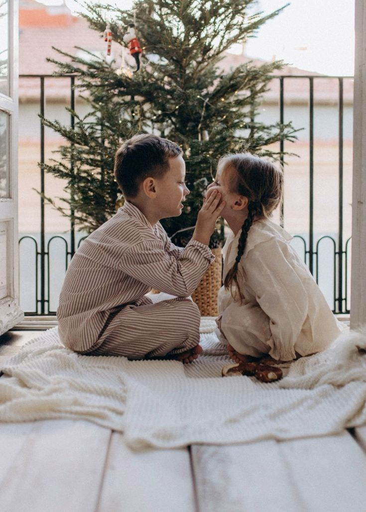 Семейная новогодняя фотосессия. Семейный фотограф Лейпциг, Германия