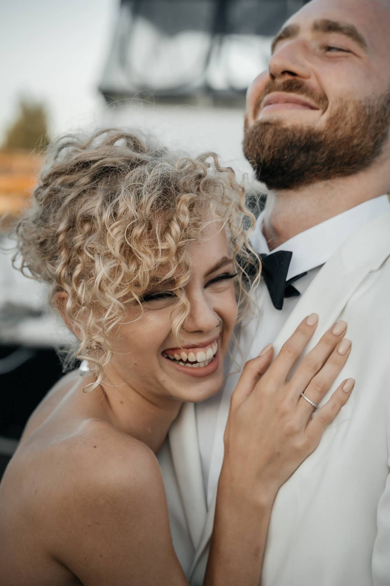 Kingston Ontario wedding photographer black-and-white Hannah and Nikita.