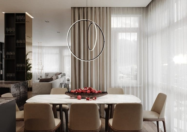 STONE APARTMENT. Дизайн интерьера и 3D-визуализация | AB Design Buro