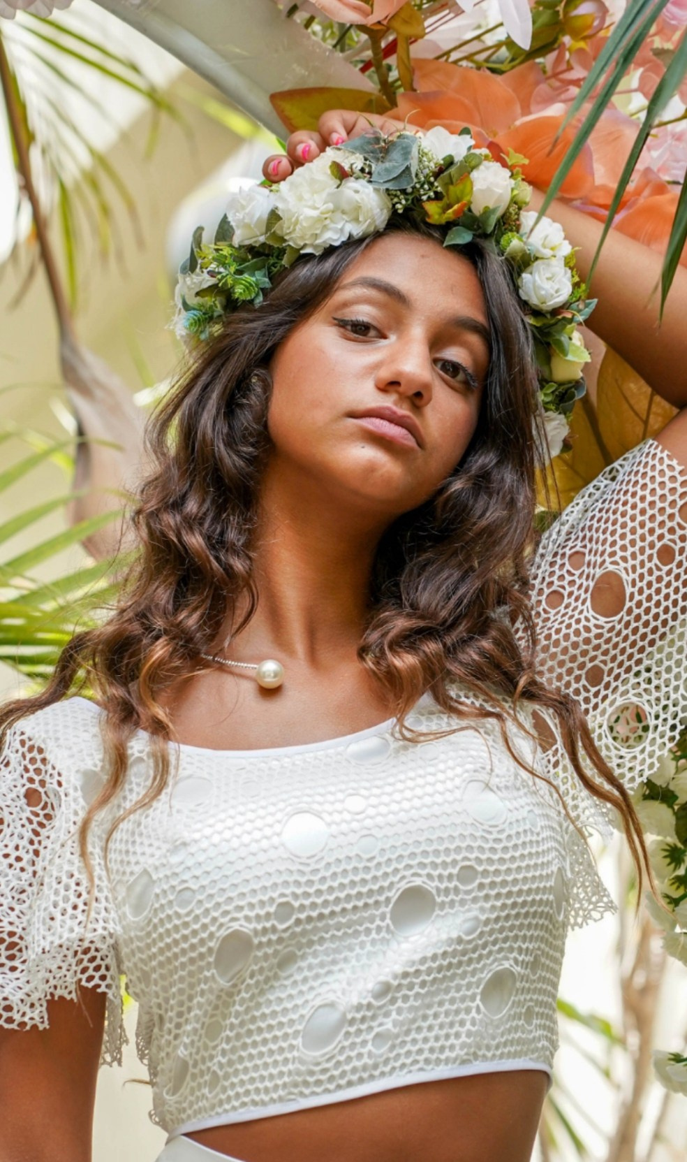 /סט / חולצה וחצאית " Caprice ". מרי ליב, מעצבת שמלות בתפירה אישית