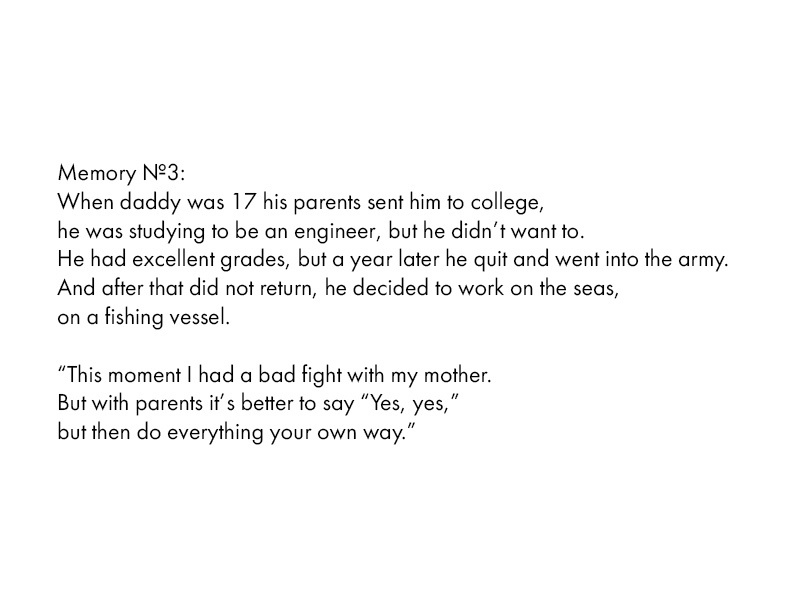 UNTOLD STORIES (2021). Audiovisual artist Marina Noskova