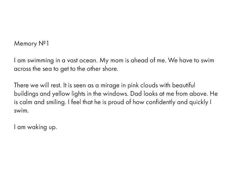 UNTOLD STORIES (2021). Audiovisual artist Marina Noskova