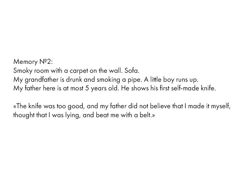 UNTOLD STORIES (2021). Audiovisual artist Marina Noskova