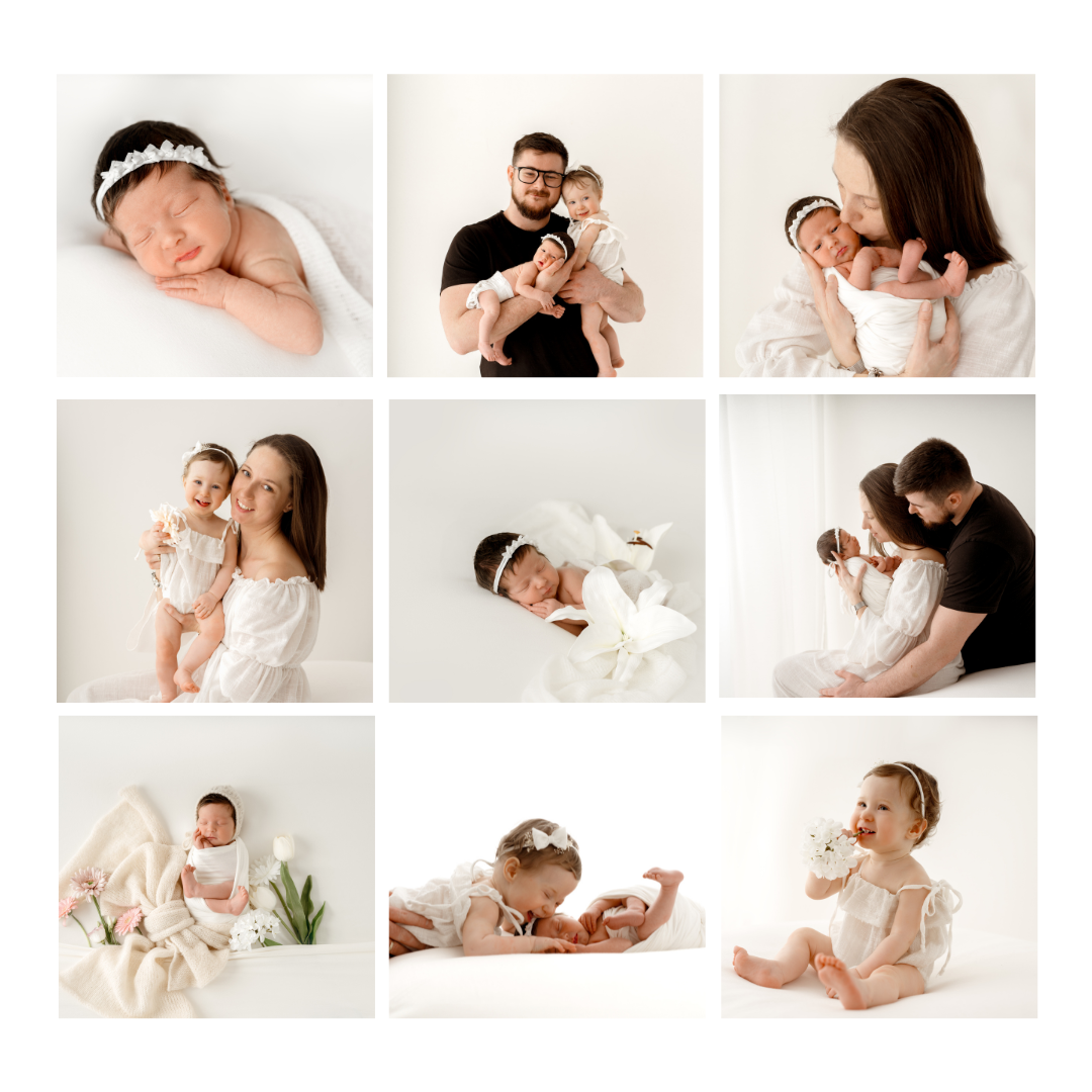 Minimalistyczna sesja ciążowa w Łodzi. Fotograf Łódź - sesja ciążowa, noworodkowa, dziecięca. Studio w Łodzi
