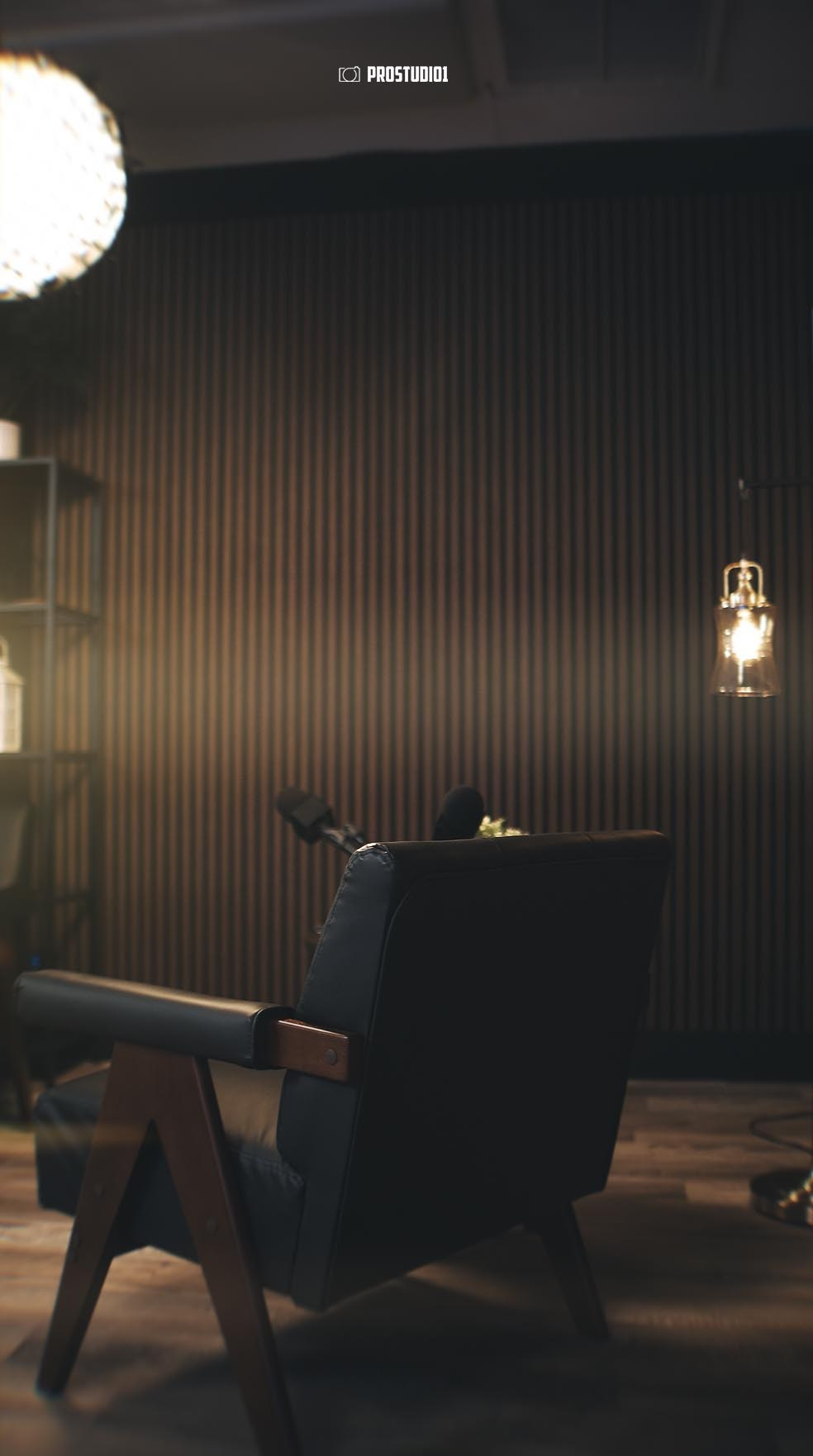 Video & Photo Studio with Black & White Zones | Zone 2. Podcast & Photo Studio in Hollywood, FL | ProStudio1 LLC